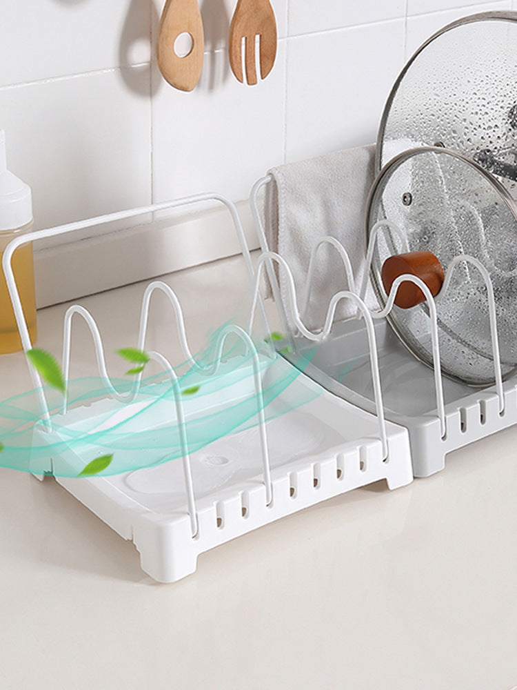 Multifunctional U-Shaped Pot Cover Rack Kitchen