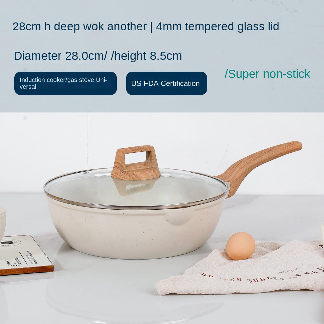Medical stone non-stick pot soup pot stew pot frying pan