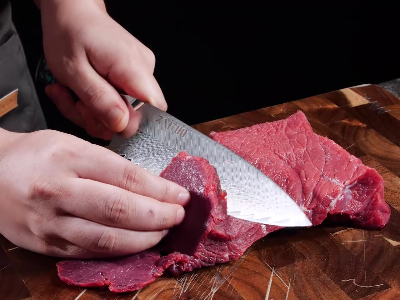 XITUO Damascus Steel Chef Knife Set Fine1-5 PCS Kitchen Knives