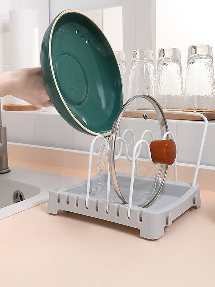 Multifunctional U-Shaped Pot Cover Rack Kitchen