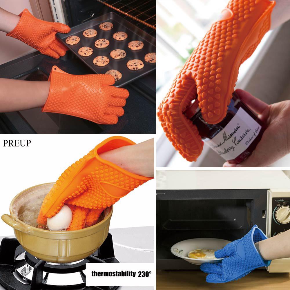 1Pc Silicone Heat Resistant Glove