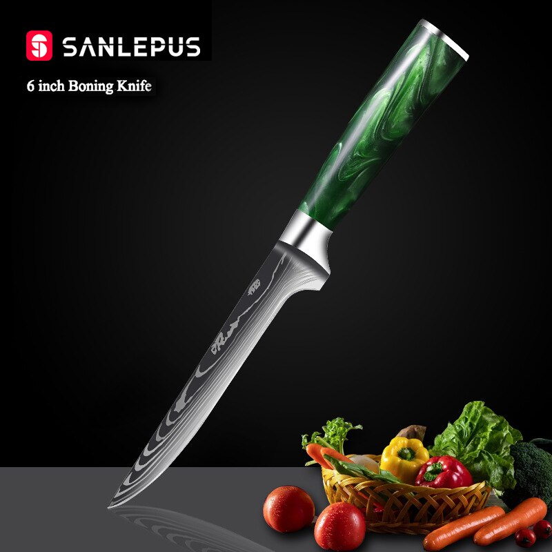 10 Pcs Chef Knife Set Kitchen Knives