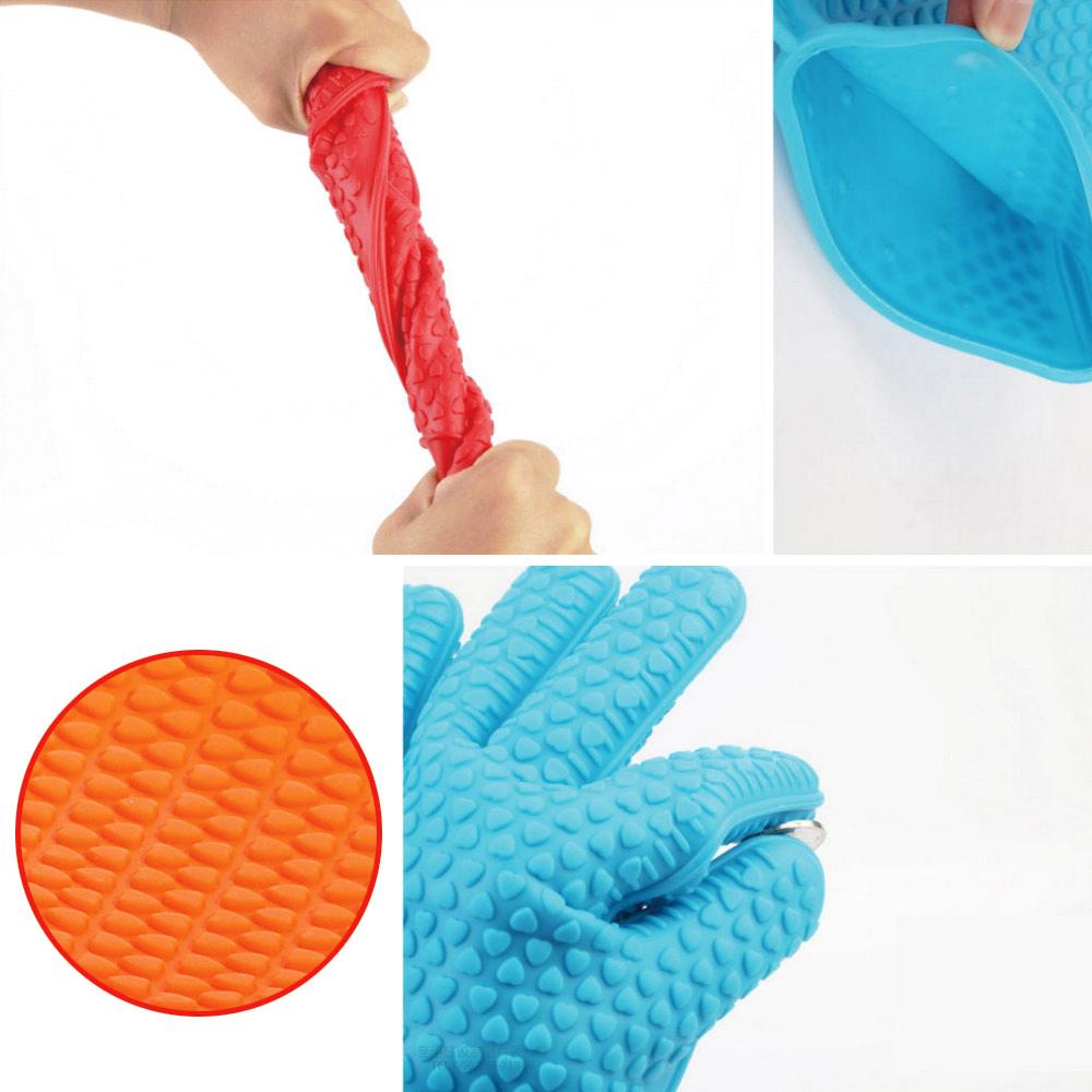 1Pc Silicone Heat Resistant Glove