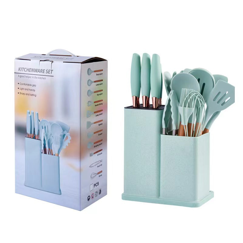 Silicone Cookware Set 19-Piece Cooking Spatula
