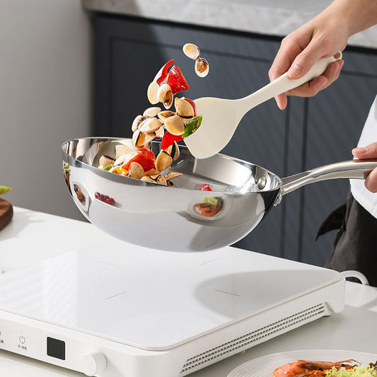 316 stainless steel uncoated complementary food pan,