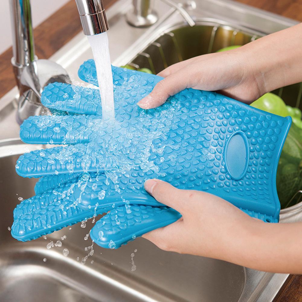1Pc Silicone Heat Resistant Glove