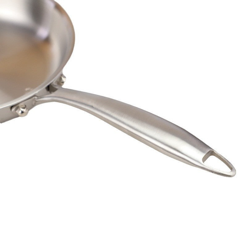 stainless steel frying pan,