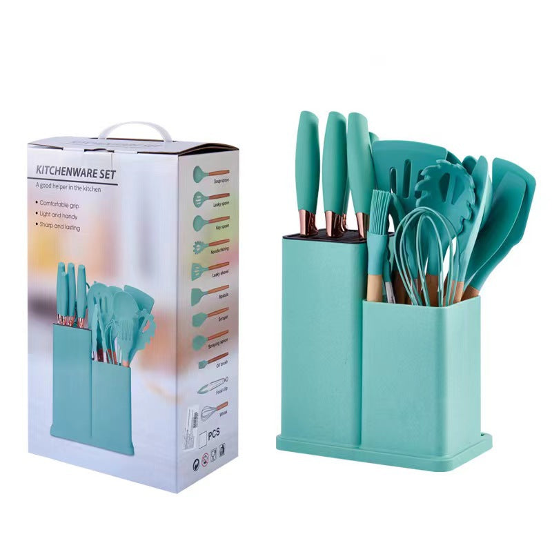 Silicone Cookware Set 19-Piece Cooking Spatula