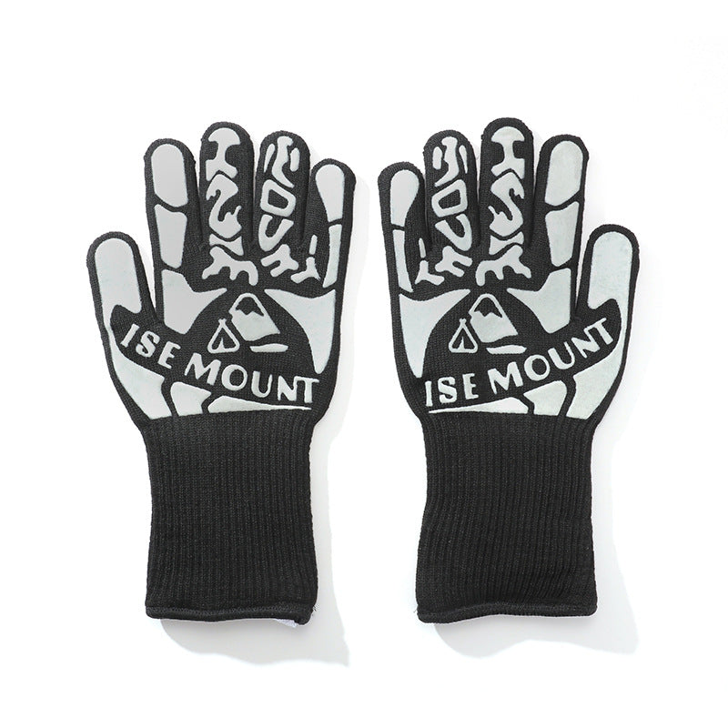 Outdoor 800 degree high temperature gloves