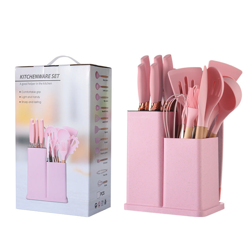 Silicone Cookware Set 19-Piece Cooking Spatula