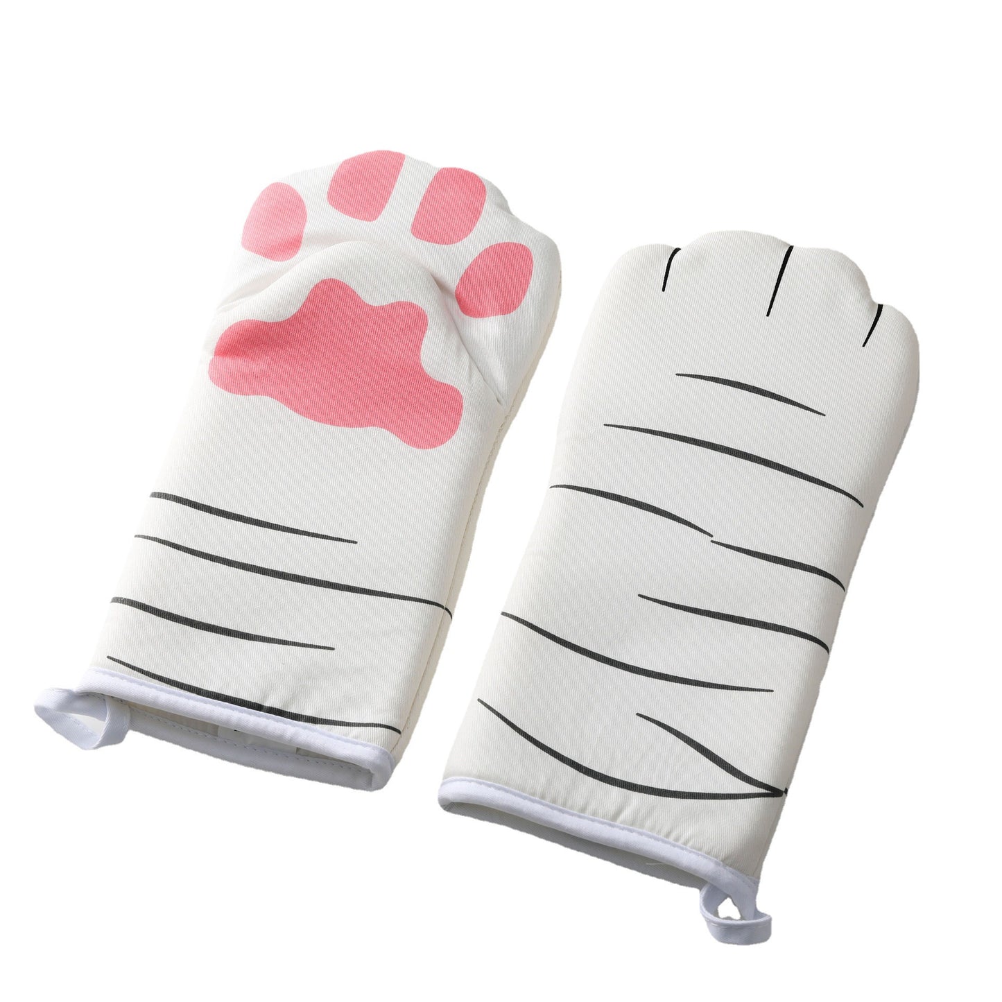 Pure Cotton Cute Cat Oven Gloves