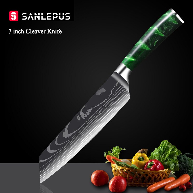 10 Pcs Chef Knife Set Kitchen Knives