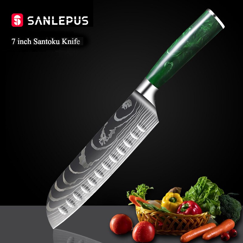 10 Pcs Chef Knife Set Kitchen Knives