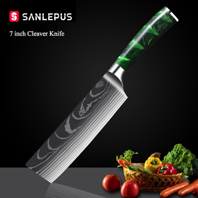 10 Pcs Chef Knife Set Kitchen Knives