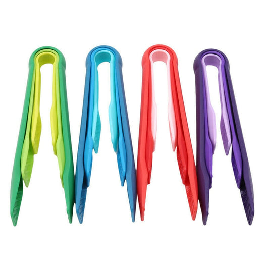 3Pcs/set Kitchen Food Tongs Plastic